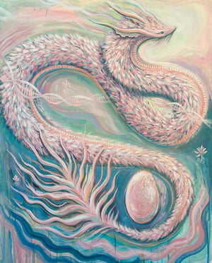 Image of RESERVED BLISS DRAGON Original 