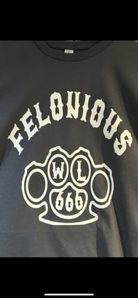 Image 3 of WL Warning Tee Black sizes Small thru 5X