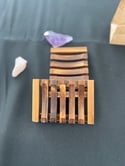  Natural Wood Soap Dish 