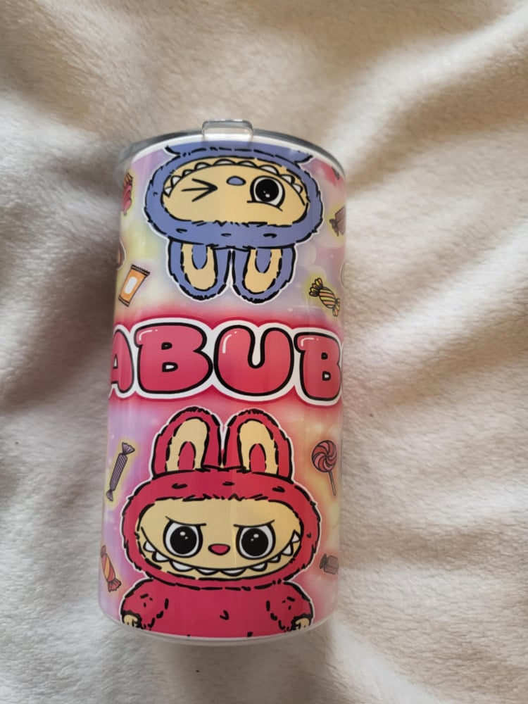 Image of labubu sublimation tumbler