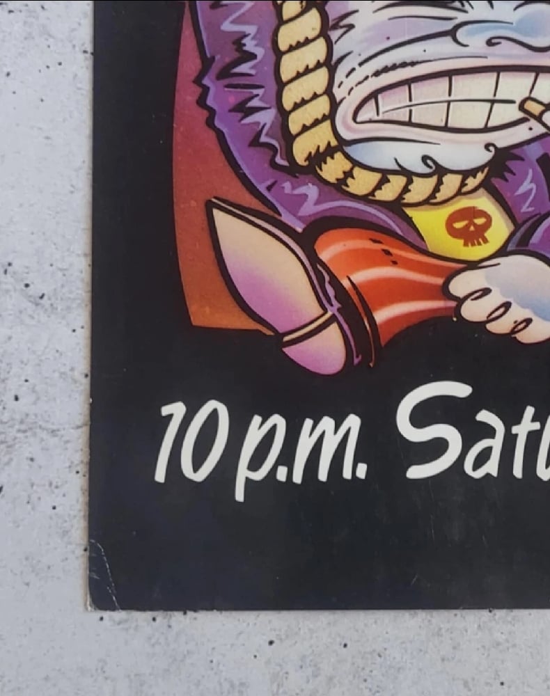 Underground Comix Hall of Fame Poster (1993) - SIGNED by Gilbert Shelton, Howard Cruse, & Dan Clyn