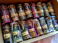 Image 1 of Set of 16 handmade spell bottles
