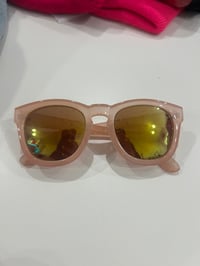 mirror pink sunglasses 