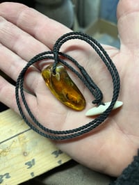 Image 2 of Time Travelling super fly, Amber pendant.