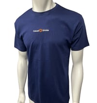 Image 1 of Neal T-Shirt French Navy/ White and Mango 