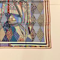 Image 14 of Hermès Cashmere Shawl  "Patchwork Horse" by Nigel Peake 140cm