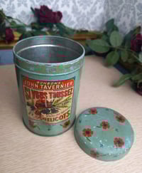 Image 14 of Antique Candy Tin John Tavernier French Bonbons Poppy Tablets 500g Prop Display