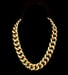 Image of Gold Shiny Metallic Necklace 