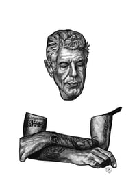 Image 1 of Anthony Bourdain - Limited Edition of 25 - A3