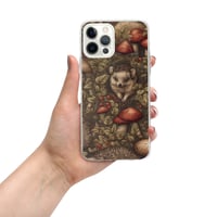 Image 10 of Boho Nature Cottagecore Inspired Hedgehogs Among Mushrooms Clear Case for iPhone®