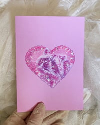 Image 1 of ‘Raccoon Valentine’ Embellished Greeting Card
