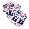 Gay Bunny Sticker