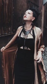 Image 2 of Runes & bones statement necklace 