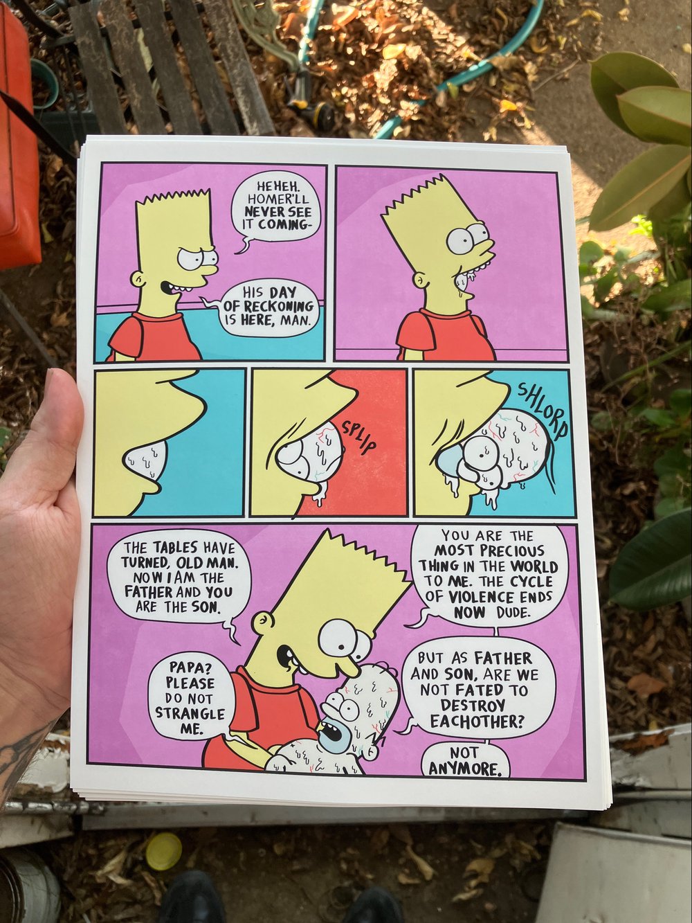 Image of Bart's revenge Print