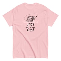 Image 5 of Unisex classic tee,  Just One More Cast T-Shirt | Funny Fishing Angler Graphic Tee