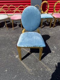 Image 1 of Dusty Blue Lux Kids chairs