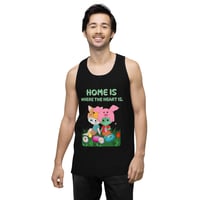 Image 3 of Home is Where the Heart is: Men’s premium tank top
