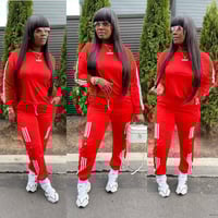 Image 1 of Kimmie Red 2 piece set