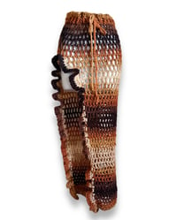 Image 1 of SHADES OF BROWN NETTED SKIRT - CUSTOM