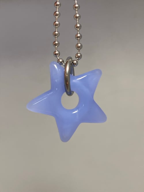 Image of milky blue star