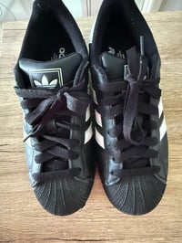 Image 3 of Adidas Superstar ll Women’s Black White Shoes Size 7 