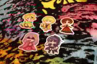 Image 1 of COOKIE RUN X EVILLIOUS CHRONICLES HOLOGRAPHIC STICKERS & KEYCHAINS MTO