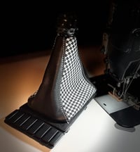 Image 1 of Houndstooth leather shift boot 