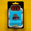 Panther Flaming Hoop- Acrylic Pin