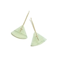 Image 2 of Rutilated Prehnite Earrings