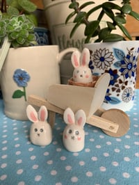 Image 6 of Ceramic Cute Pink Cheek Bunny