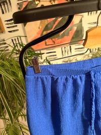 Image 4 of NWT 3 piece blue swim set