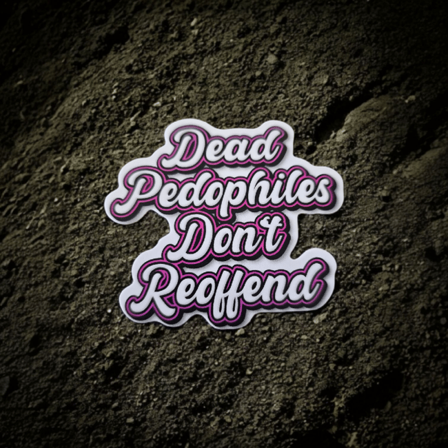 446. DEAD PED STICKER 