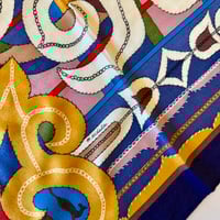 Image 4 of Hermès Cashmere Shawl "Esprit Ainou" by Natsuno Hidaka 140cm