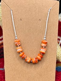 Image 2 of Orange Spiny Necklace
