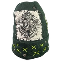 Image 3 of “GHOSTFACE #1” Custom Punk Beanie 