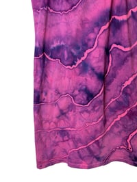 Image 5 of ♻️ UPCYCLED XL Knit Dress in Fuchsia Geode Ice Dye