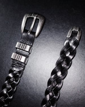 Image of KLDSCOPE - Johnny Leather Belt (Woven)