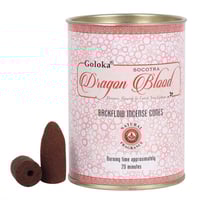 Goloka Dragonblood Backflow Incense Cones 