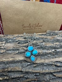Image 3 of Kingman Cluster Necklace