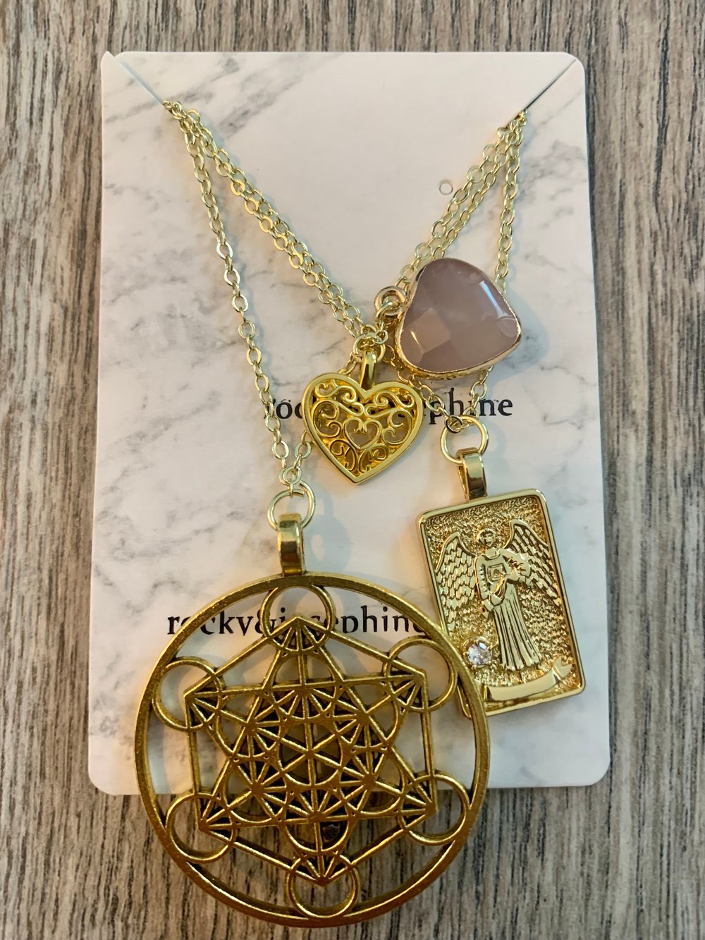 Image of Reiki Charged Metatron's Cube + Temperance Heart Healer