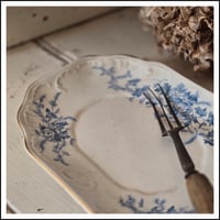 Image 8 of Vintage English made rectangular tea platter