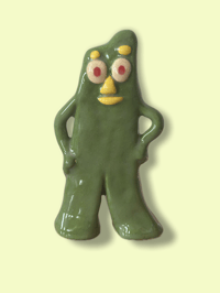 Gumby ceramic 