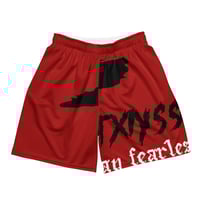 Image 1 of GJRXLYSSA STAY FEARLESS Unisex mesh shorts