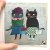 Small square art print-Happy Days 