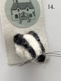 Needle Felt animal brooches