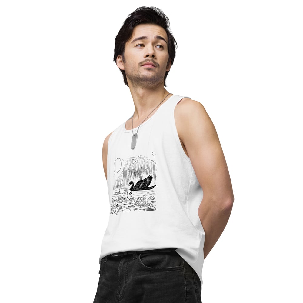 Swan Lake Men’s premium tank top