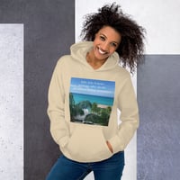 Image 3 of Multilingual Hello from Paradise Unisex Hoodie LS THE DROP