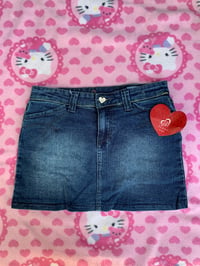 Image 1 of Y2k denim mini skirt |5|