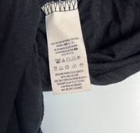 Image 5 of FREE PEOPLE black V-neck gathered front long bell sleeve top shirt