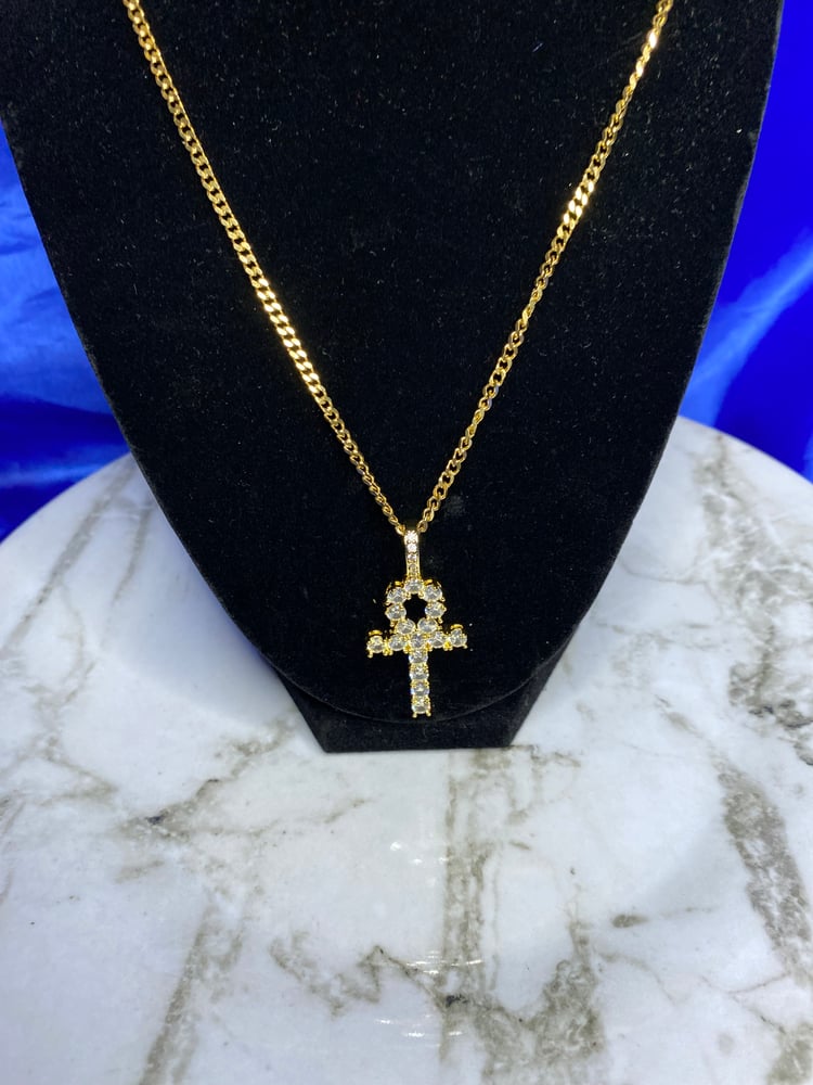 Image of “Ankh Cross Necklace”